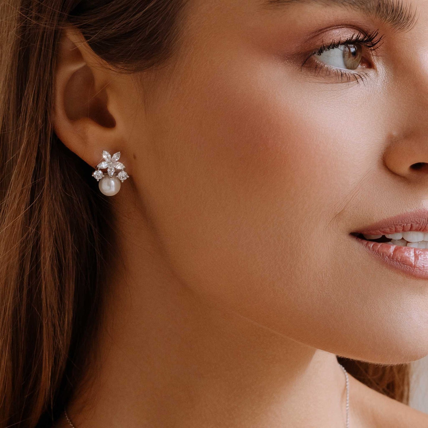Ensemble Fleur Perla Silver
