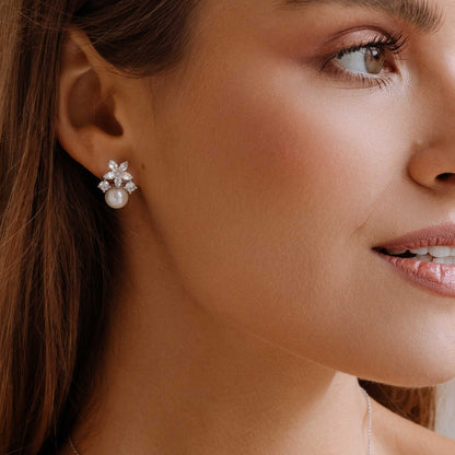 Ensemble Fleur Perla Silver