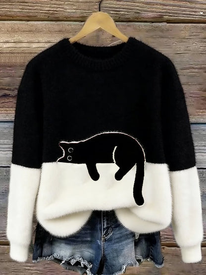 Gatlin – Casual Kat Graphic Trui
