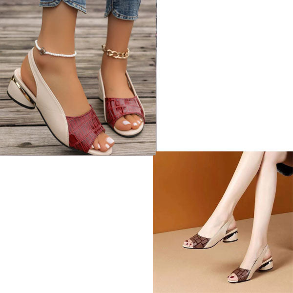 Stijlvolle dames sandalen met chunky hak