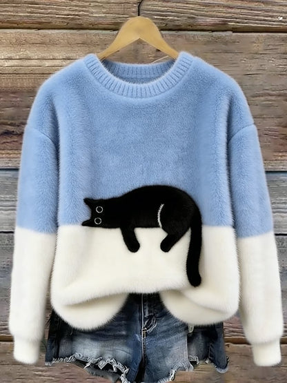 Gatlin – Casual Kat Graphic Trui