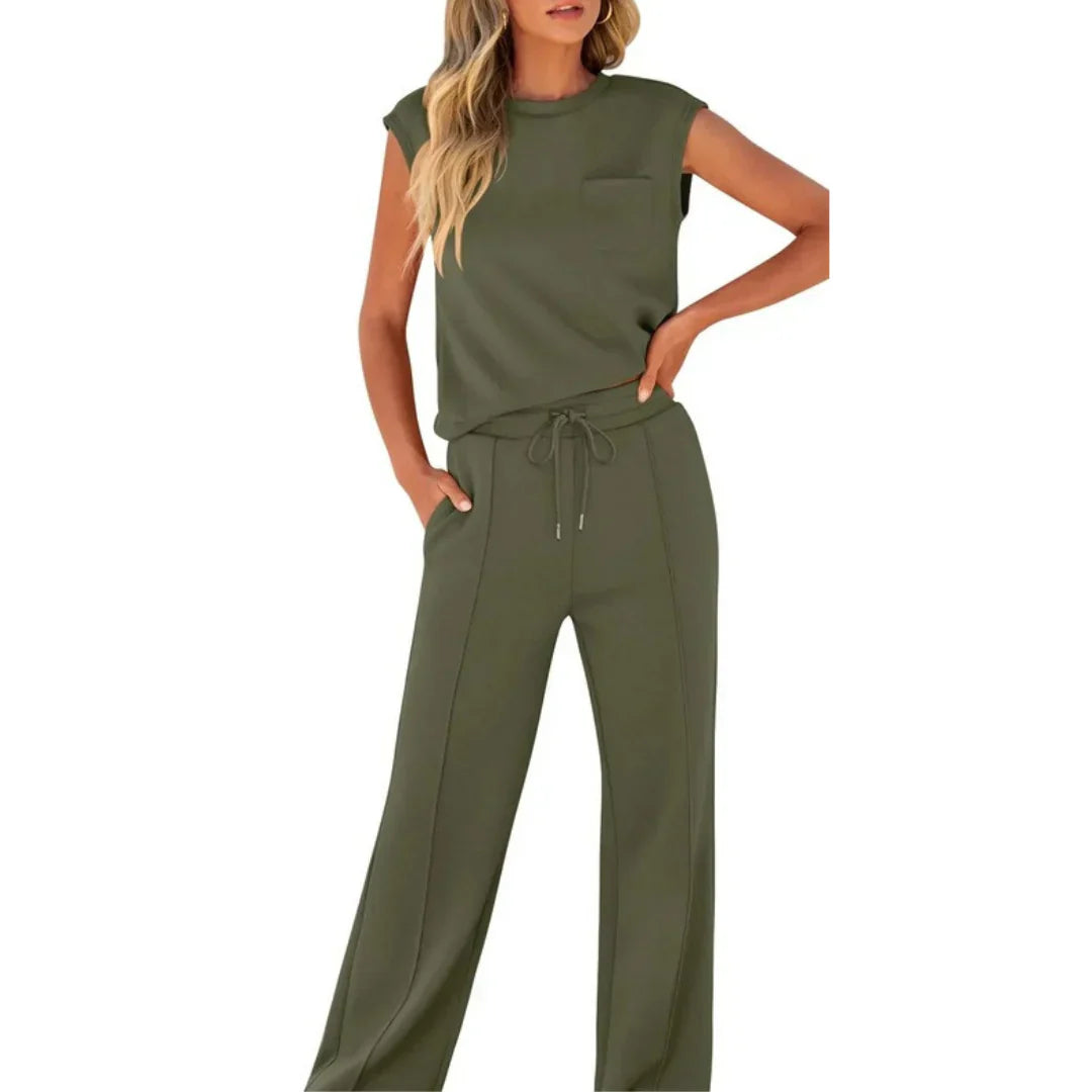 (KOOP 1, KRIJG 2 GRATIS) JESSY™ – Casual Zomer Zachte Lounge Co-Ord