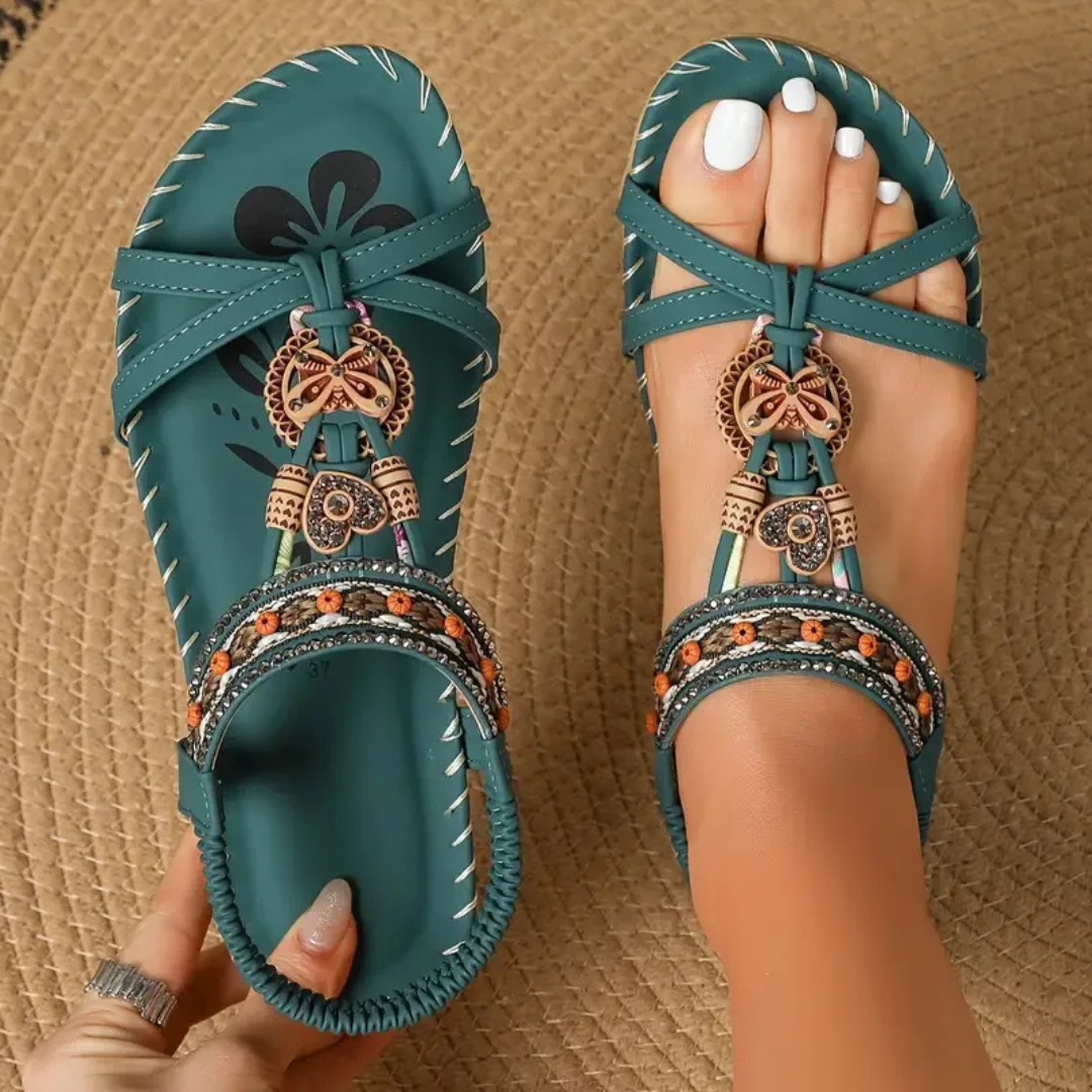 Nada – Orthopedische sandalen in Ibiza-stijl voor comfort & elegantie