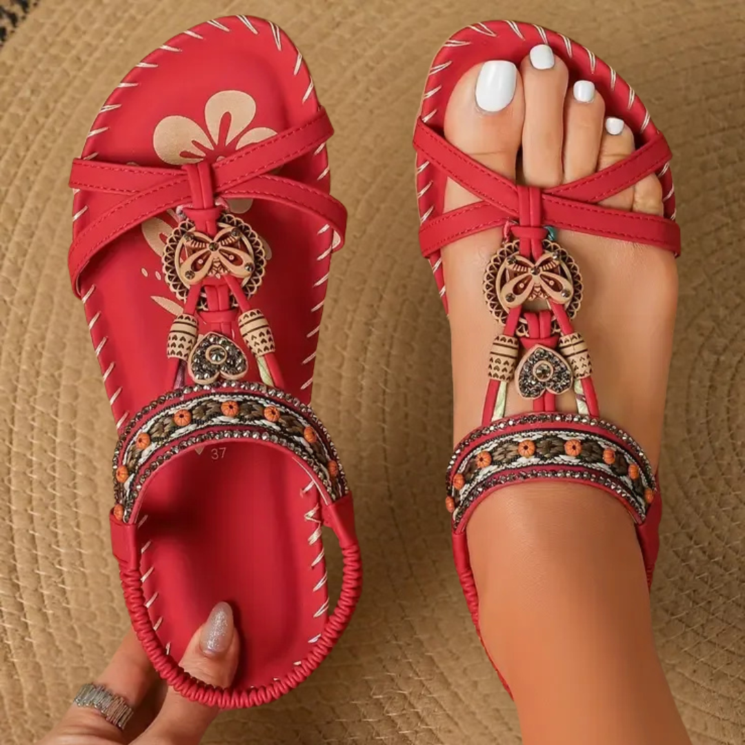 Nada – Orthopedische sandalen in Ibiza-stijl voor comfort & elegantie