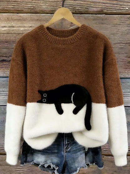 Gatlin – Casual Kat Graphic Trui