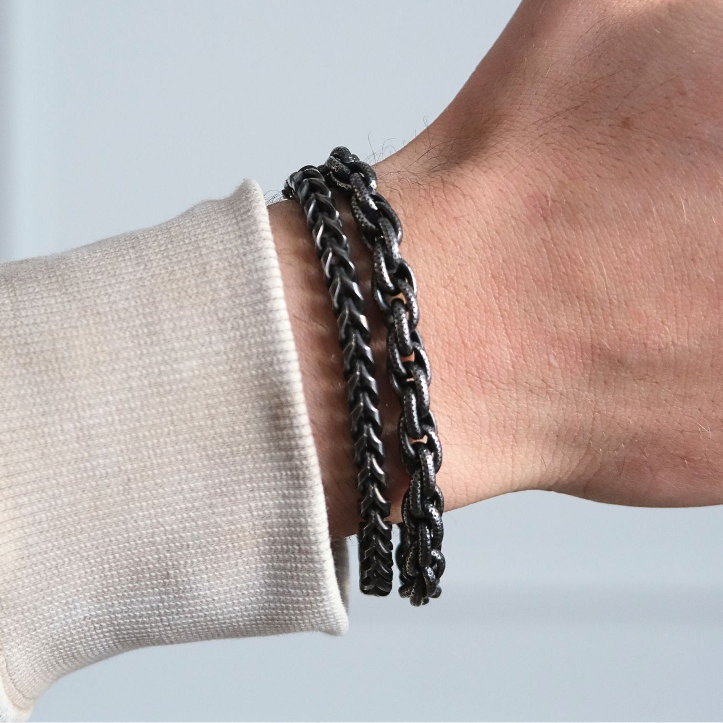 Aan mijn Man - Armband  double chain