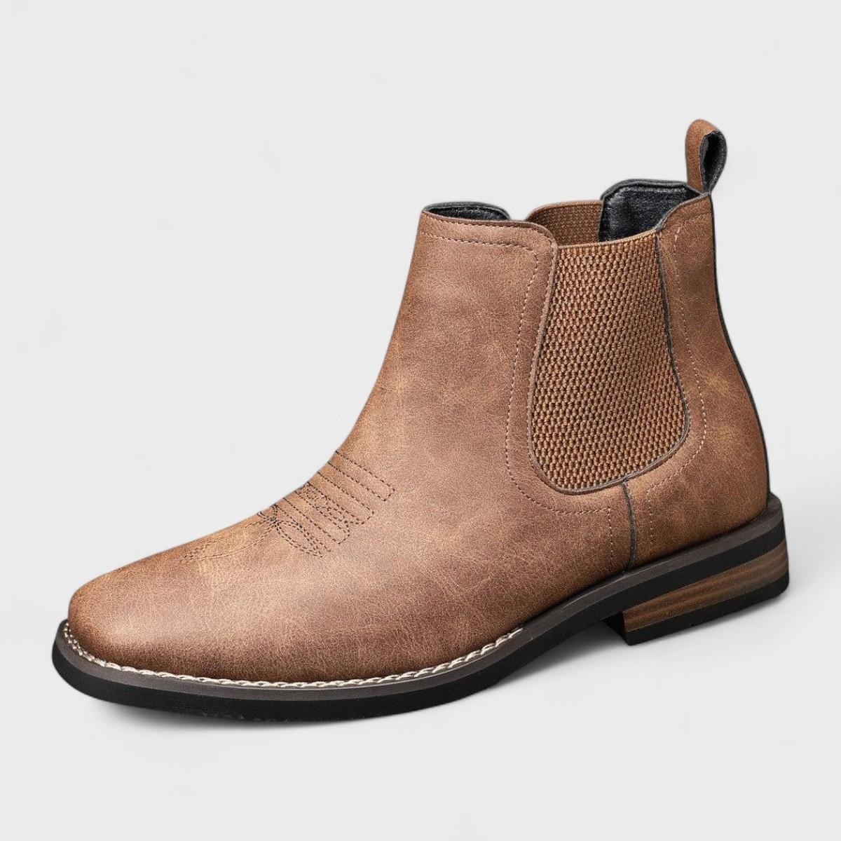 (KOOP 1, KRIJG 1 GRATIS) Henrik™ | Klassieke leren laarzen voor mannen
