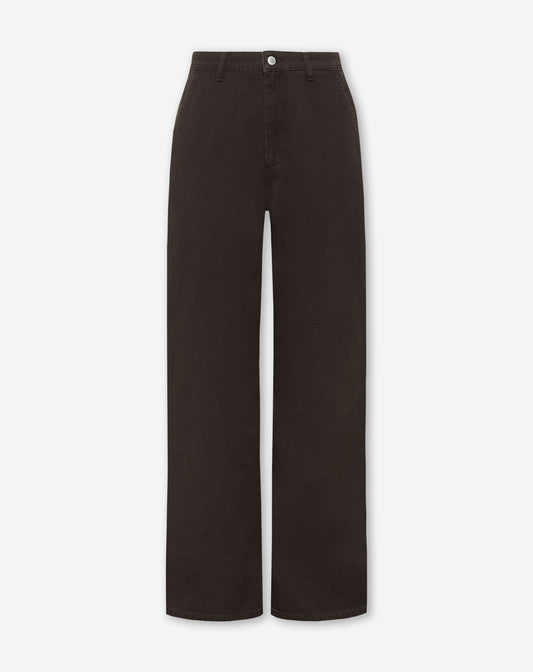 FLOWY DENIM WIDE LEG JEANS BRUIN