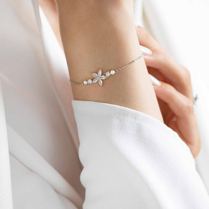 Ensemble Fleur Perla Silver