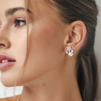 Ensemble Fleur Perla Silver