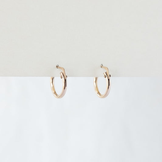 Sample 55: Gold Filled Tiny Hoop Earrings