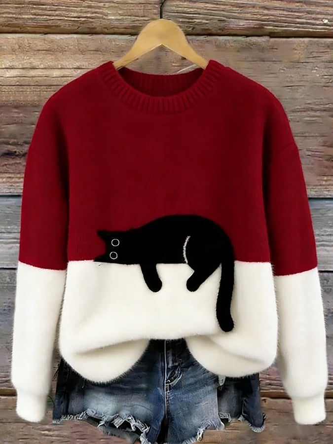 Gatlin – Casual Kat Graphic Trui