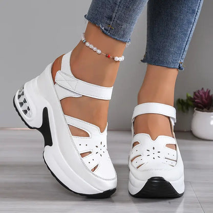 Gewatteerde orthopedische sandalen voor dames, voor dagelijkse ondersteuning
