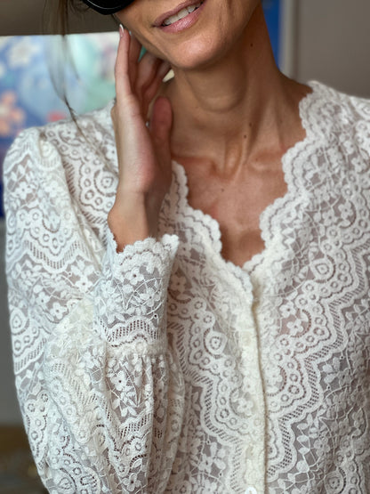 Gebreide damesblouse Hippoline