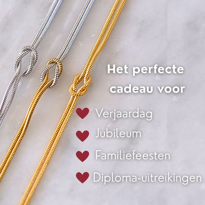 Liefdesknoop Armband - Aan mijn schat